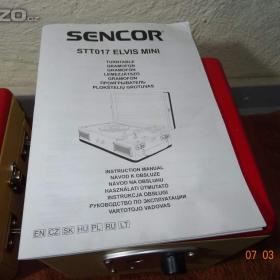 Foto inzerátu PŘENOSNY GRAMOFON SENCOR STT017 ELVIS MINI
