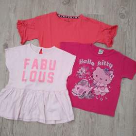 Foto inzerátu Dívčí trička 3ks (vel.3-4 roky)