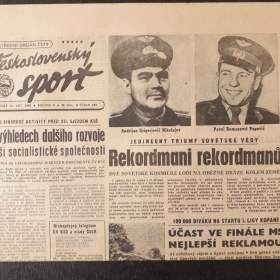 Fotka k inzerátu  Československý sport 14. 8. 1962 / 18962010