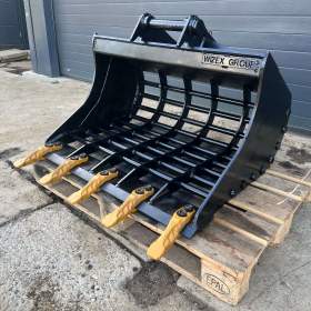 Foto inzerátu Prolamovaná bagrová lžíce 100 cm 3,6-5,5t, vyjímatelné čepy