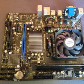 MSI 760GM- P23 (FX) + AMD X2 3,20GHz + 4 GB / 19000309