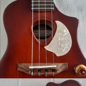 Fotka k inzerátu Elektroakustické ukulele Seagul -  Uke Nylon SG Burst E Made in Canada / 19000382