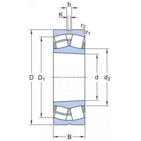 Foto inzerátu Ložisko 22218 K W33 - soudečkové dvouřadé (NOVÉ)