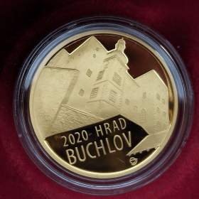Fotka k inzerátu Zlatá pamětní mince hrad Buchlov, 15,55g, PROOF, cert.+ etue / 19014332