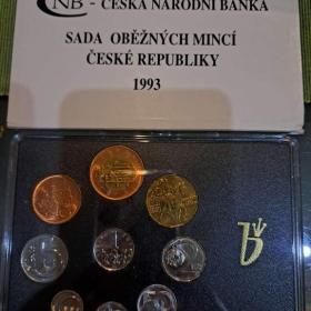 Sada oběžných mincí České republiky 1993, ČNB. / 19034320