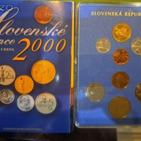 SLOVENSKÁ REPUBLIKA:  SADA OBĚŽNÝCH MINCÍ 2000 / 19037569
