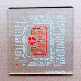 Foto inzerátu Stupnice pro rádia Talisman, nová, plus 4 ks spárované žárovičky