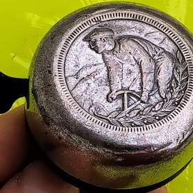 zvonek reliéfní cyklista smutná řídítka, silný zvuk / 19050839