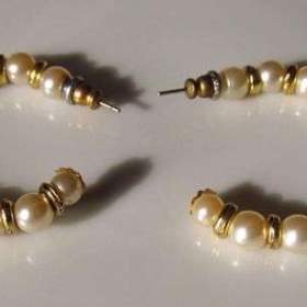 Foto inzerátu Náušnice z perliček bižuterie