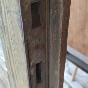 Foto inzerátu Dveře dvojkřídlé, venkovní, starožitné.