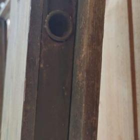 Foto inzerátu Dveře dvojkřídlé, venkovní, starožitné.