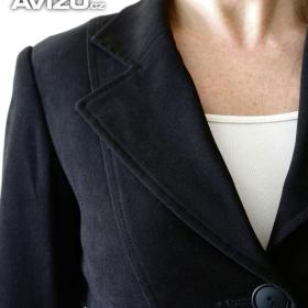 Foto inzerátu Černé semišové sako do pasu Petite Collection vel.32