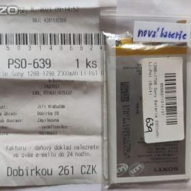 Fotka k inzerátu baterie SONY / 19357017