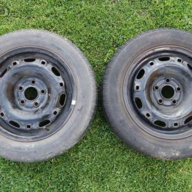 Fotka k inzerátu pneu Continental -  komplet kola Škoda Fabia -  185/60 R14 82T / 19644289