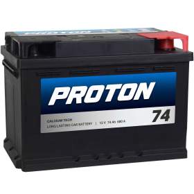 Nová autobaterie Proton 74 Ah 640A ZÁRUKA 24 měsíců / 19065799