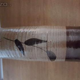 Foto inzerátu Keramická válcová váza.