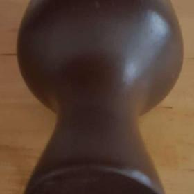 Foto inzerátu Hnědá dřevěná vázička 