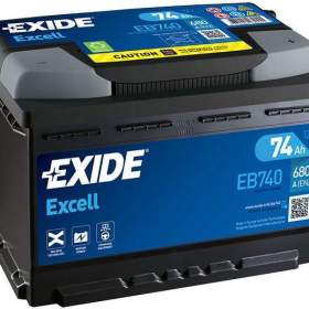 Autobaterie Exide Excell EB740 74Ah 680A / 19085623