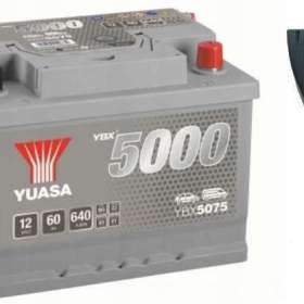 Autobaterie YUASA YBX5075 60Ah 640A / 19086380
