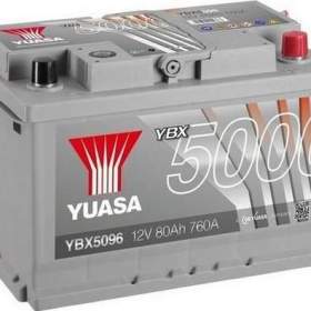 Autobaterie YUASA YBX5096 80Ah 740A / 19086389