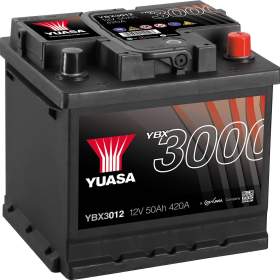 Autobaterie YUASA YBX3012 52Ah 450A / 19086393