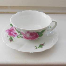 Fotka k inzerátu Míšeň, červená růže / 19651432