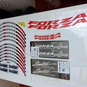 Foto inzerátu PRODÁM LEPKY NA SKÚTR HONDA FORZA 125,350!!!!!!