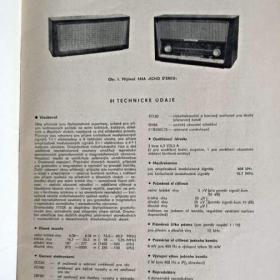 Foto inzerátu Návod k údržbě přístrojů  TESLA 535A Echo Stereo a TESLA 1112A Stereo