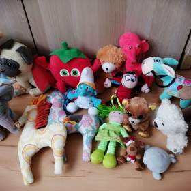 Fotka k inzerátu Plyšové hračky 17 ks, v zachovalém stavu / 18385306