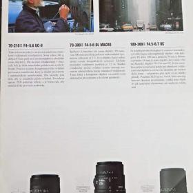 Foto inzerátu SIGMA - katalog objektivů 1998