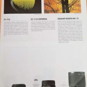 Foto inzerátu SIGMA - katalog objektivů 1998