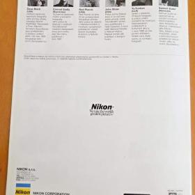Foto inzerátu NIKON - NIKKOR objektivy katalog 1998 / 1999