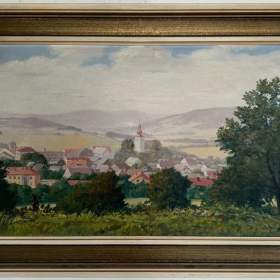  POHLED NA MĚSTO STRÁŽOV -  PAVEZA JOSEF / 19131593