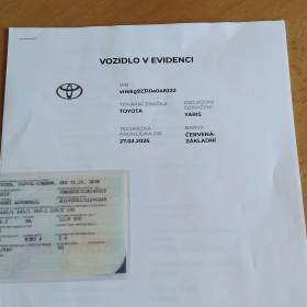 Foto inzerátu TOYOTA Yaris 1,0VVT-i Comfort ČR