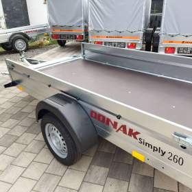 Foto inzerátu  DOVEZEME, Přívěs 260x134cm nebo 250x134cm, SKLÁPĚCÍ..cena  20 990kč