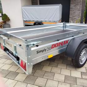 Foto inzerátu  DOVEZEME, Přívěs 260x134cm nebo 250x134cm, SKLÁPĚCÍ..cena  20 990kč