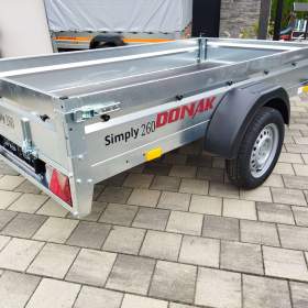 Foto inzerátu  DOVEZEME, Přívěs 260x134cm nebo 250x134cm, SKLÁPĚCÍ..cena  20 990kč