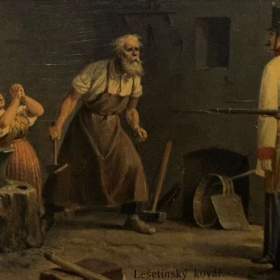  LEŠETÍNSKÝ KOVÁŘ -  MATHAUSER JOSEF -  REPRODUKCE / 19146027