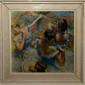 BLUE DANCERS -  DEGAS EDGAR -  REPRODUKCE / 19149290