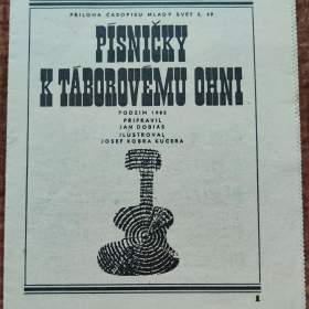 Foto inzerátu Zpěvníky - Písníčky k táborovému ohni