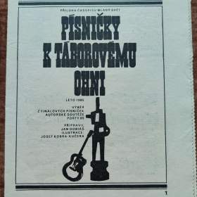 Foto inzerátu Zpěvníky - Písníčky k táborovému ohni