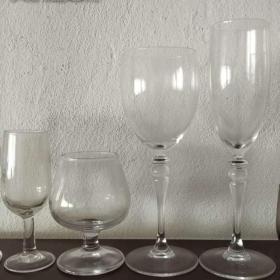 Foto inzerátu Sklenice na brandy, víno, sekt, whisky