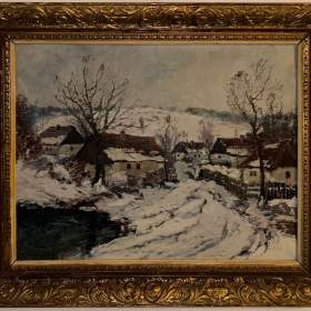 VESNIČKA V ZIMĚ -  TĚŠÍK JOSEF / 19157248