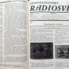 Časopisy ČESKOSLOVENSKÝ RADIOSVĚT, ročník 1, rok 1927  / 19198057
