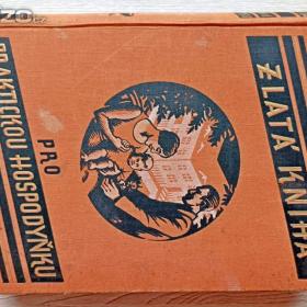 Starožitná Zlatá kniha pro praktickou hospodyňku, rok 1928, krásný stav / 19198066