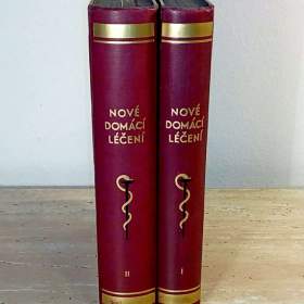 Foto inzerátu Starožitné lékařské knihy Nové domácí léčení z roku 1920, krásný stav
