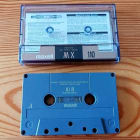 Nepoužitá audio kazeta Maxell Metal MX 110, délka 110 minut  / 19198094