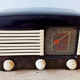 Starožitné rádio Tesla Talisman 306U po celkové renovaci, rok 1951, top stav / 19198113