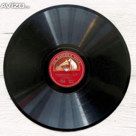 Foto inzerátu Vlasta Burian, starožitné gramodesky His Master’s Voice, rok 1928, krásný stav