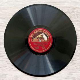 Foto inzerátu Vlasta Burian, starožitné gramodesky His Master’s Voice, rok 1928, krásný stav